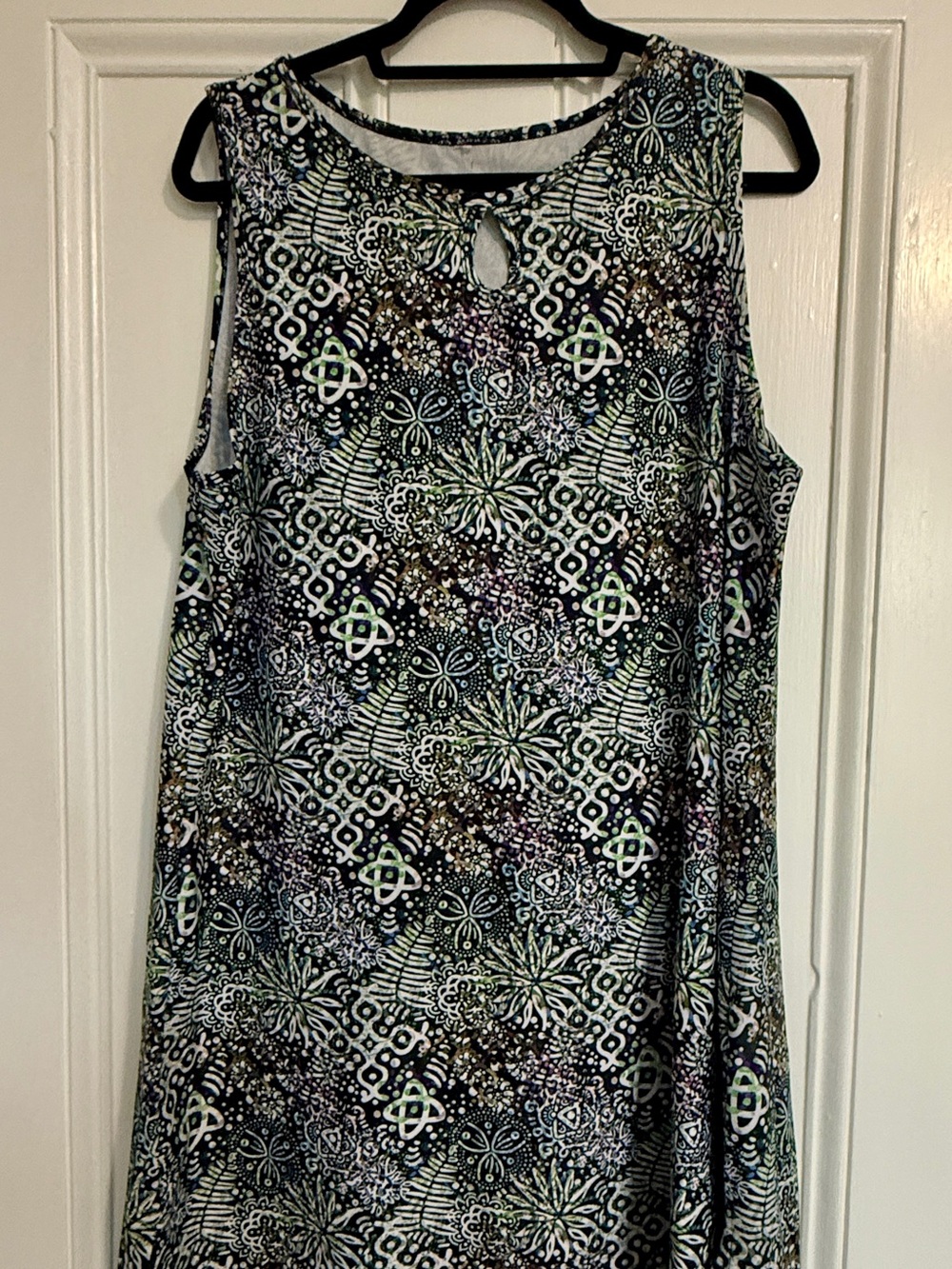 Nuu-Muu XXL Original Keyhole Dress | "Tidepool" Print